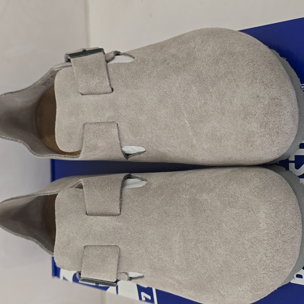 Birkenstock London Clogs, Stone Coin NWB - Picture 2 of 12